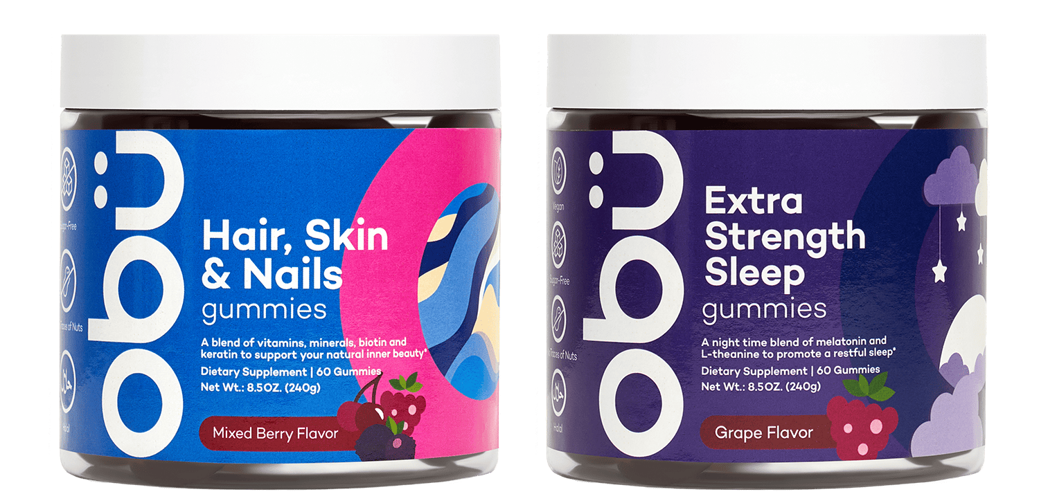 Knockout Beauty Hair, Skin, & Nails Gummies + Sleep Gummies (with